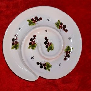 California Pantry Spiral Olive Plate